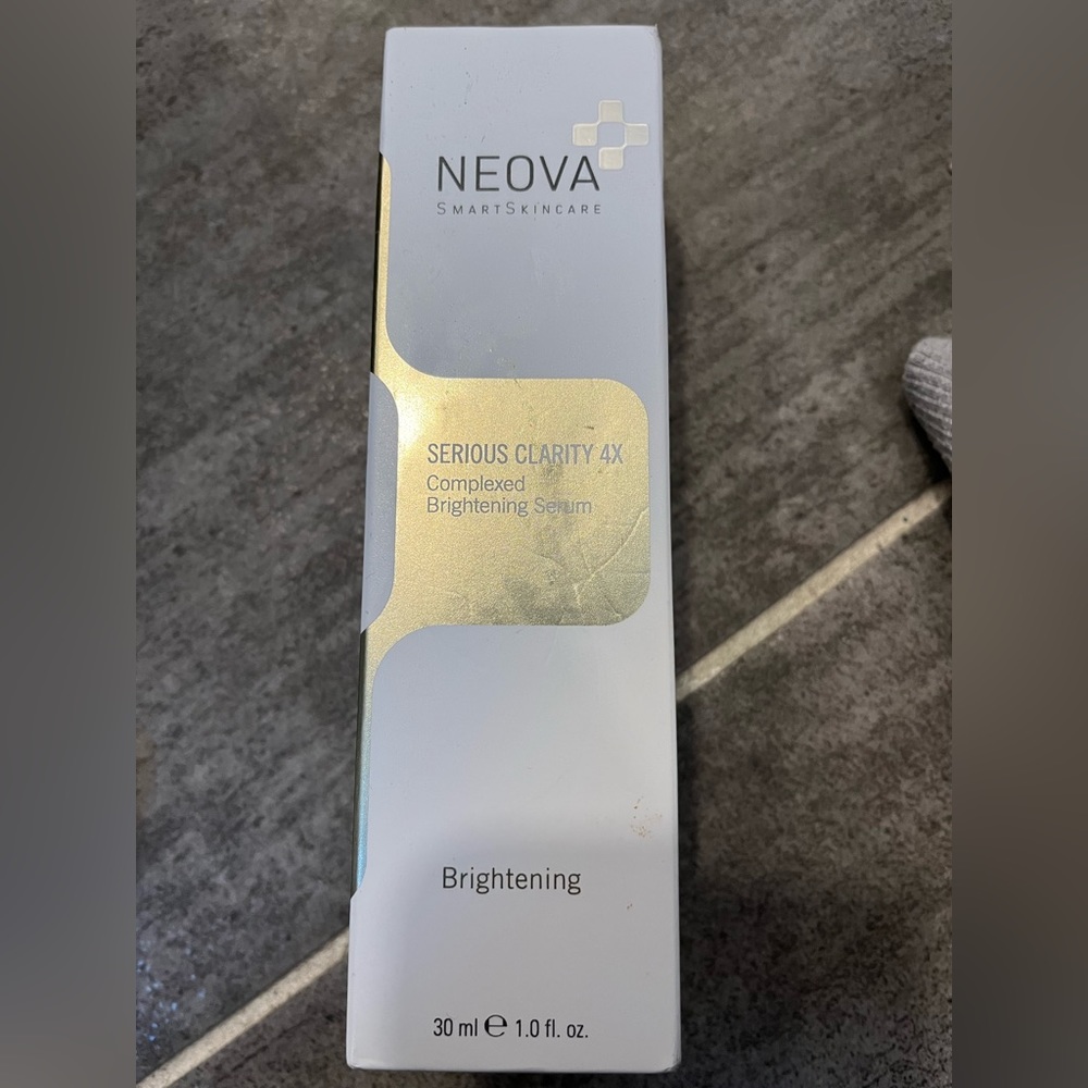 neova skincare serious clarity 4x complexed brightening serum 1oz unopened